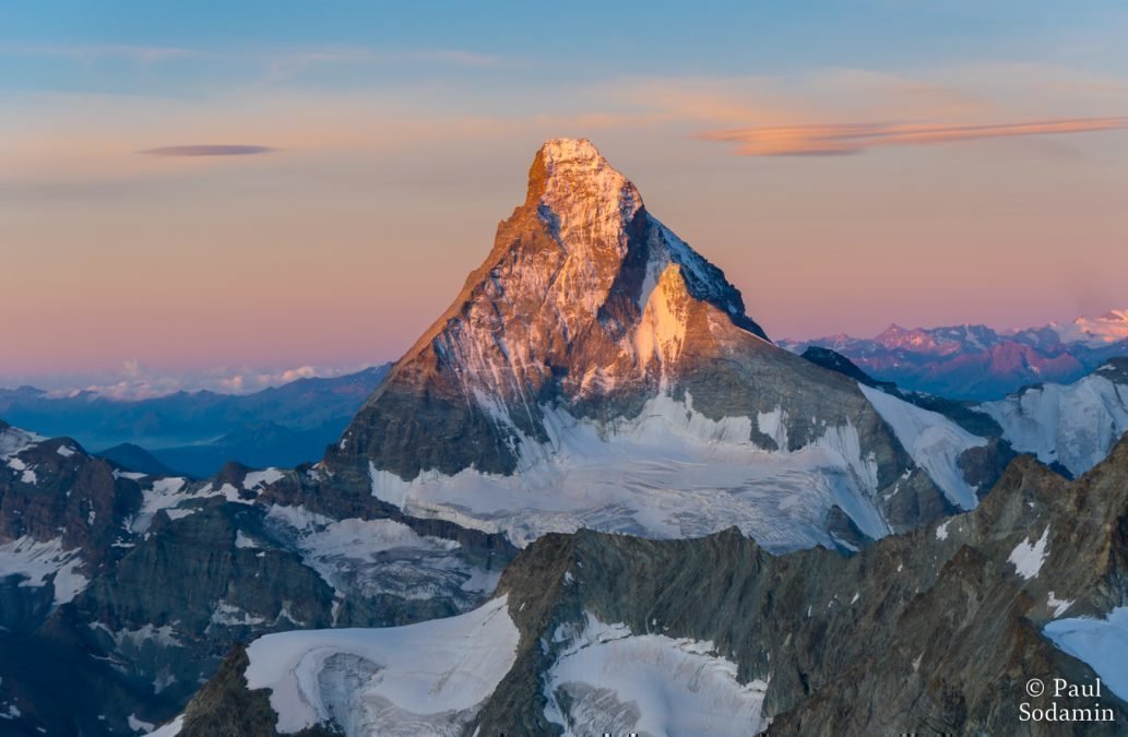 Zinalrothorn 4221 m und Matterhorn 4478 m am 1. u. 3.August 2019