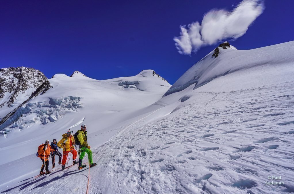 Monte Rosa Süd: 2x 4000er  Parade aus dem Aostatal Tag2