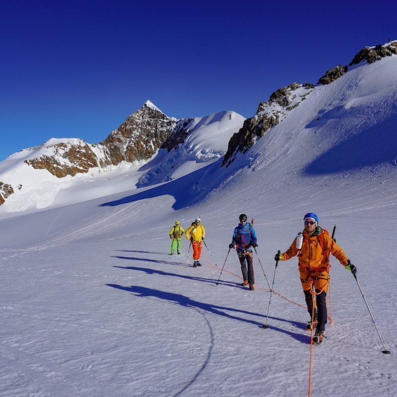 Monte Rosa Süd: 5x 4000ter  Parade aus dem Aostatal Tag 1