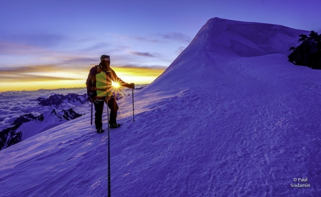 Mont Blanc 4810m bei Sonnenaufgang am Gipfel – Erlebnis PURE am 14.Juli 2020