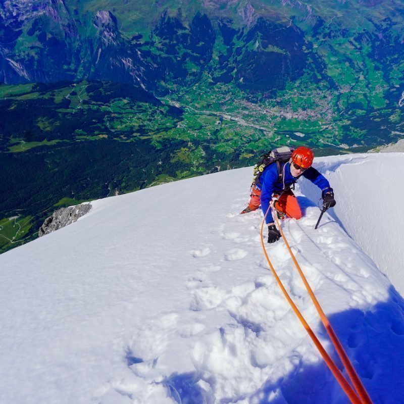 Eiger 3970 m, über den Mittellegigrat