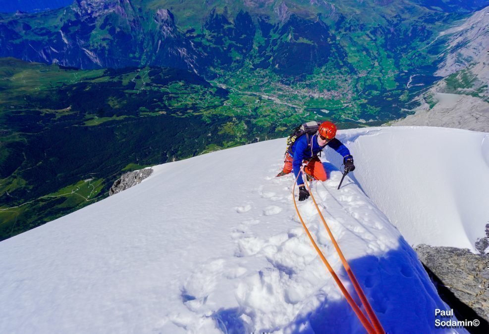 Eiger 3970 m, über den Mittellegigrat