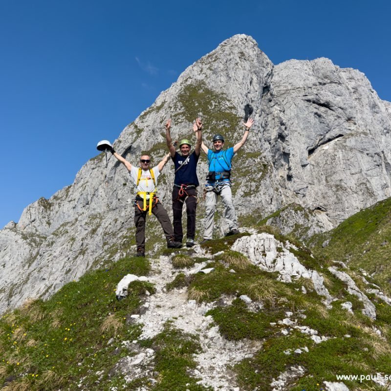 Totenköpfl Überschreitung im Nationalpark Gesäuse mit Bergführer Paul Sodamin