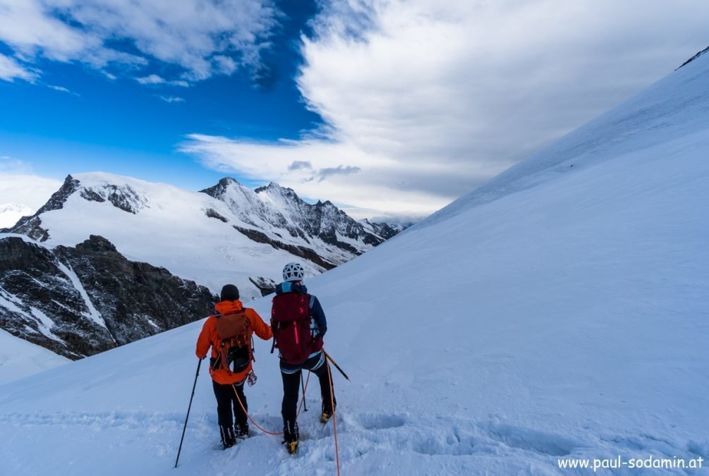 Das Allalinhorn (4.027 m) im Wallis