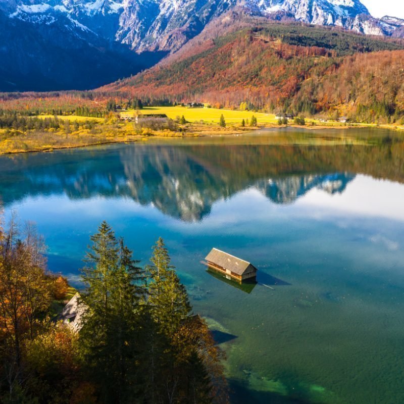 Der Almsee – bei Grünau in Oberösterreich