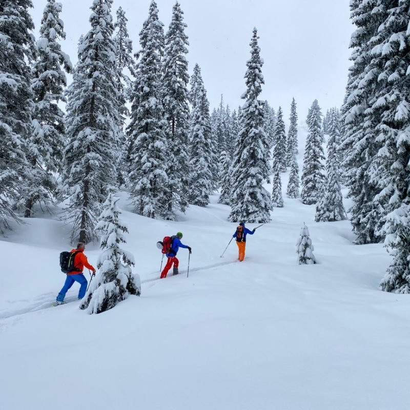 April – Pulverschnee in den  Donnersbacher Alpen