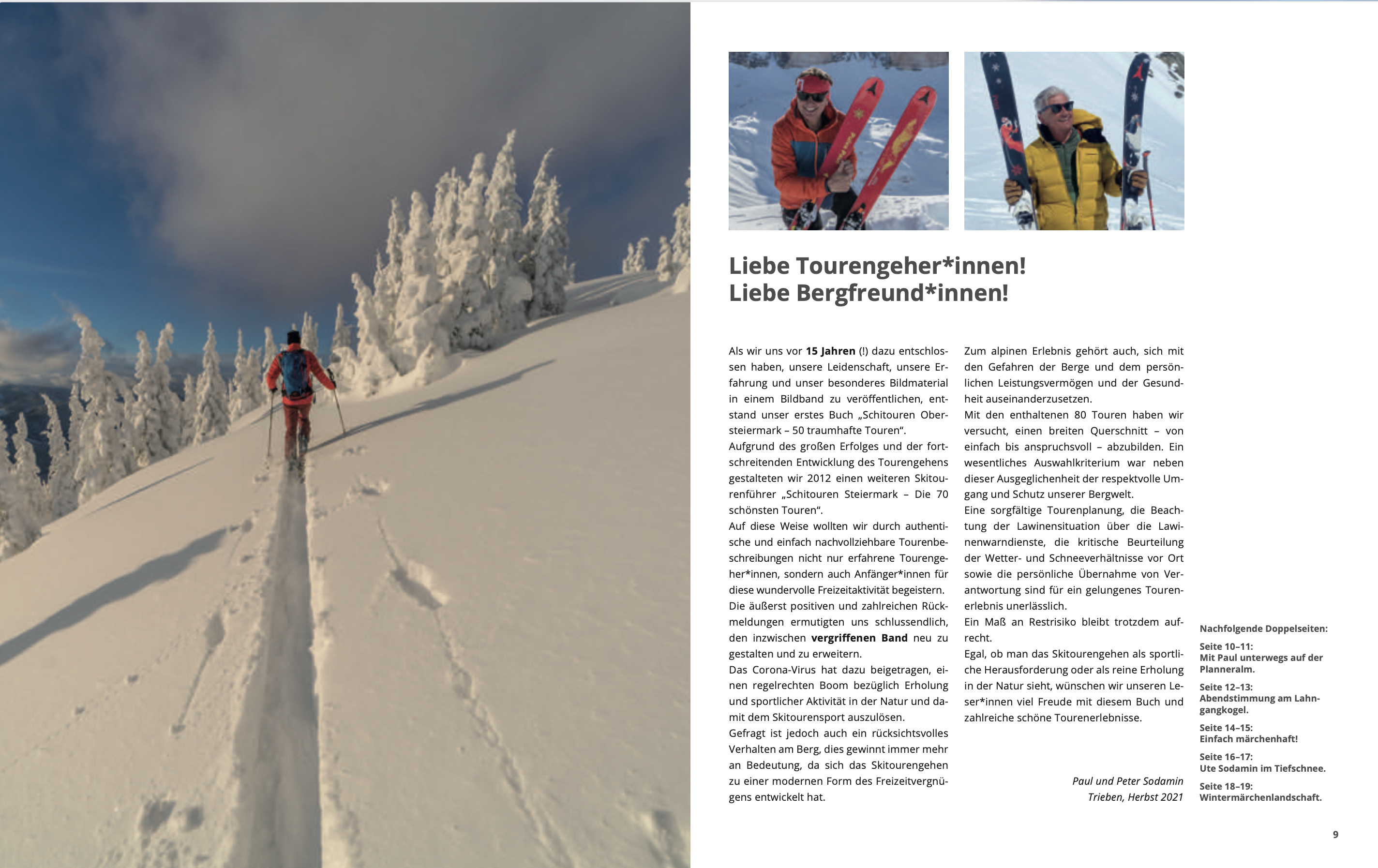 Die 80 schönsten Skitouren in Pulver und Firn – Auszug