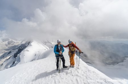 Breithorn Halbe Traversierung. (Felstour). 1