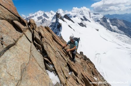 Breithorn Halbe Traversierung. (Felstour). 4