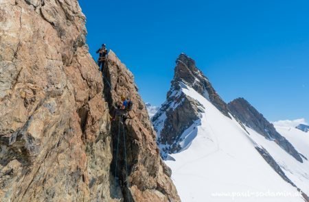 Breithorn Halbe Traversierung. (Felstour). 7