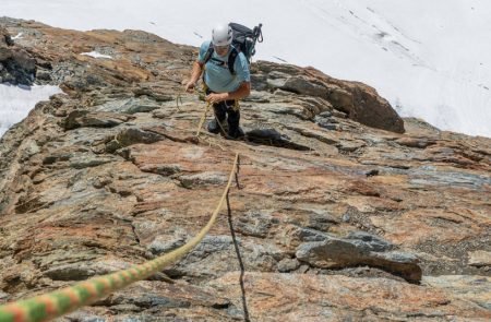 Breithorn Halbe Traversierung. (Felstour). 9