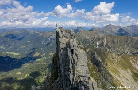 Der Gamskögelgrat (UIAA 4-) in den Niederen Tauern.2