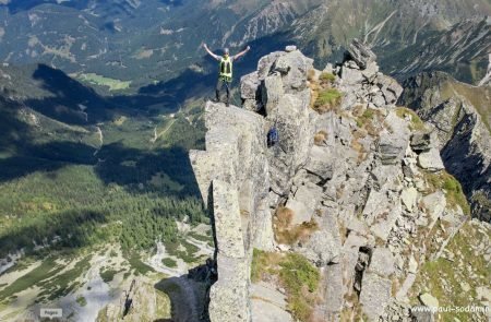 Der Gamskögelgrat (UIAA 4-) in den Niederen Tauern.3