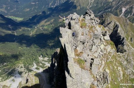 Der Gamskögelgrat (UIAA 4-) in den Niederen Tauern.4