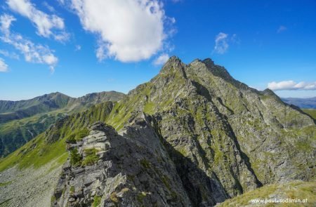 Der Gamskögelgrat (UIAA 4-) in den Niederen Tauern.9