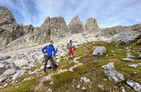 Die Große Bischofsmütze, 2458m ist über den Normalweg 11