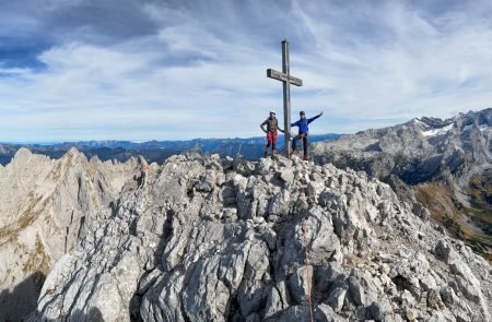 Die Große Bischofsmütze, 2458m ist über den Normalweg 4