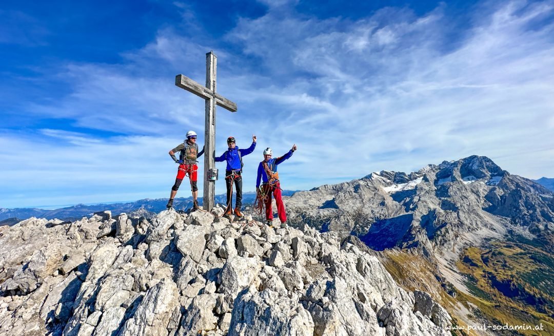 Die Große Bischofsmütze, 2458m ist über den Normalweg