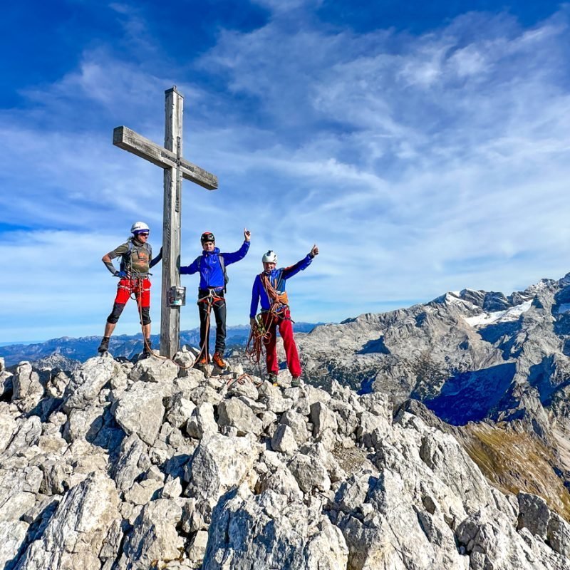 Die Große Bischofsmütze, 2458m ist über den Normalweg