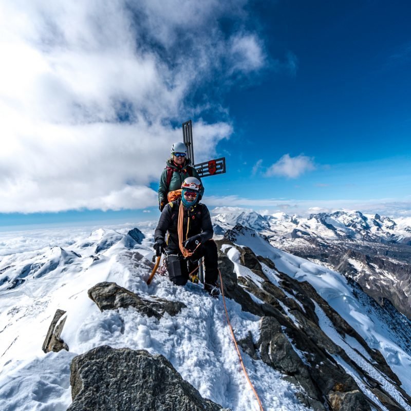 Dom (4545m) Wallis Schweiz