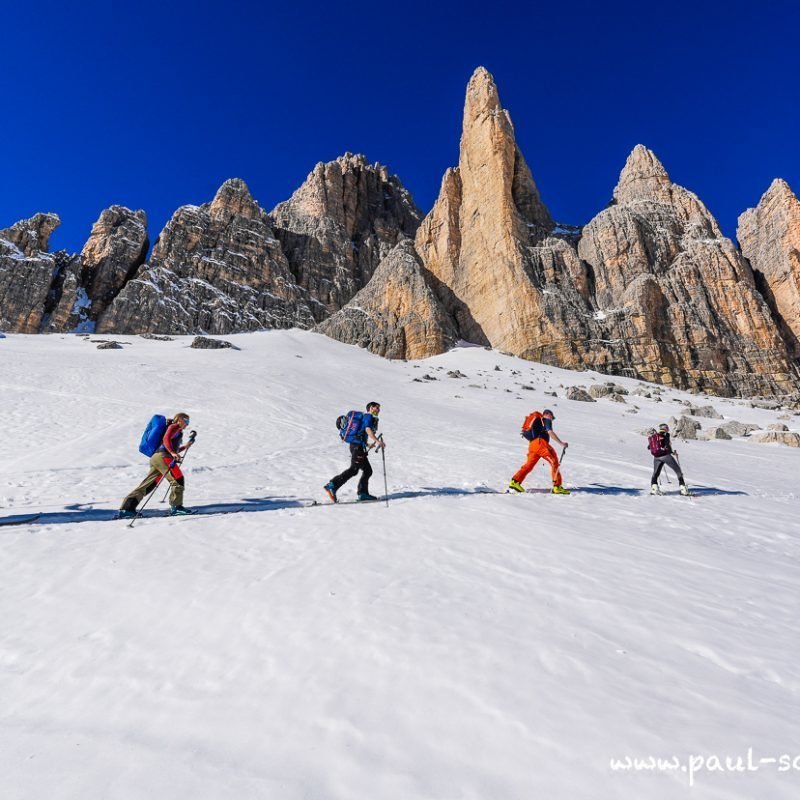 Drei-Zinnen-Überschreitung-Skitour