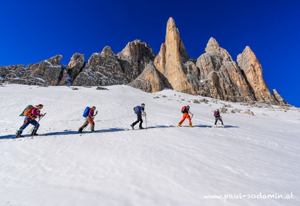 Drei-Zinnen-Überschreitung-Skitour