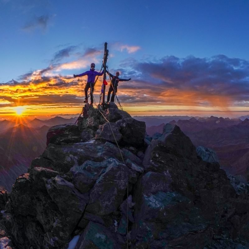 Ein ganz großes Kino- Sonnenaufgang am Großglockner 3798m