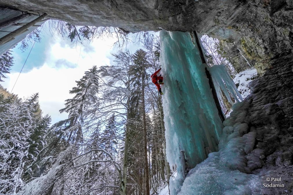 Eisklettern  „Alice im Wunderland“ – im Grazer Bergland