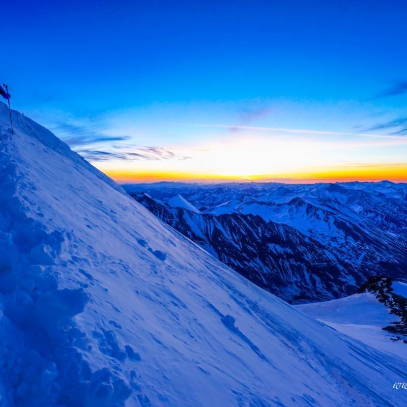 Großglockner 3798 m bei Sonnenaufgang ,Top in Austria