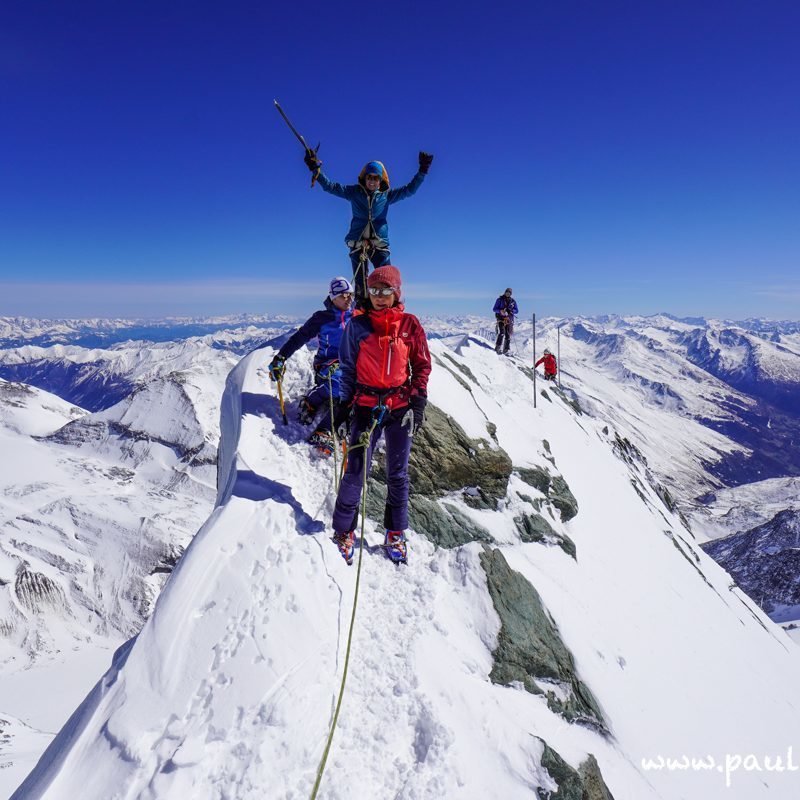 Großglockner 3798m mit Ski