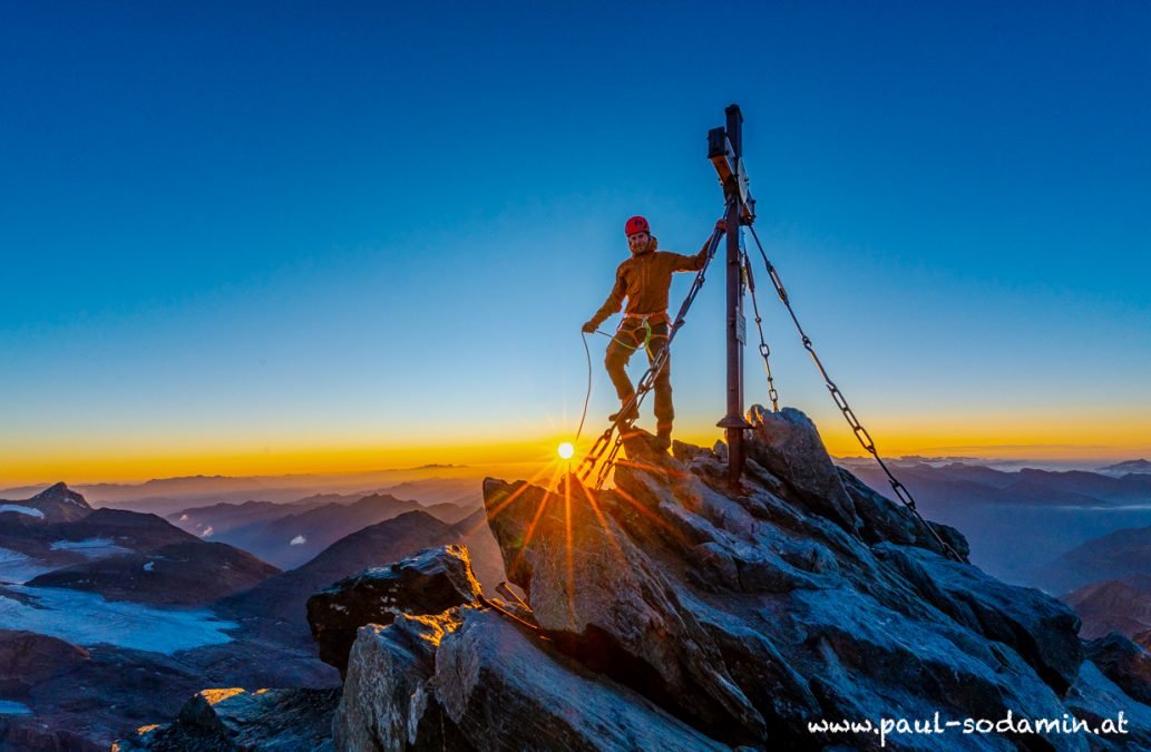 Großglockner, 3798m bei Sonnenaufgang