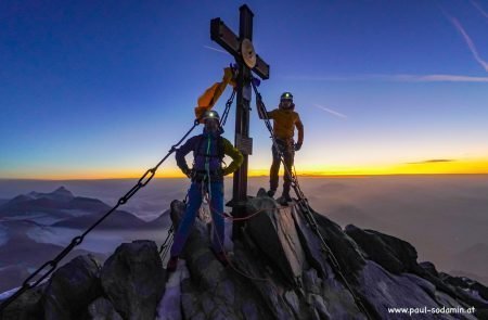 Großglockner bei Sonnenaufgang am Gipfel ©Paul Sodamin 10