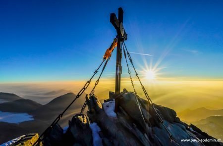Großglockner bei Sonnenaufgang am Gipfel ©Paul Sodamin 14