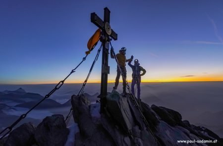 Großglockner bei Sonnenaufgang am Gipfel ©Sodamin Paul 2