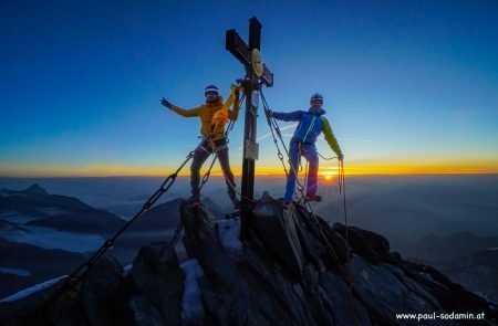 Großglockner bei Sonnenaufgang am Gipfel ©Sodamin Paul 4