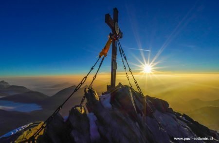 Großglockner bei Sonnenaufgang am Gipfel ©Sodamin Paul 9