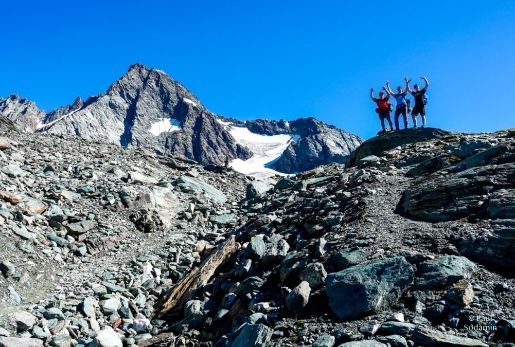 Großglockner 3798m  mit den Jungs