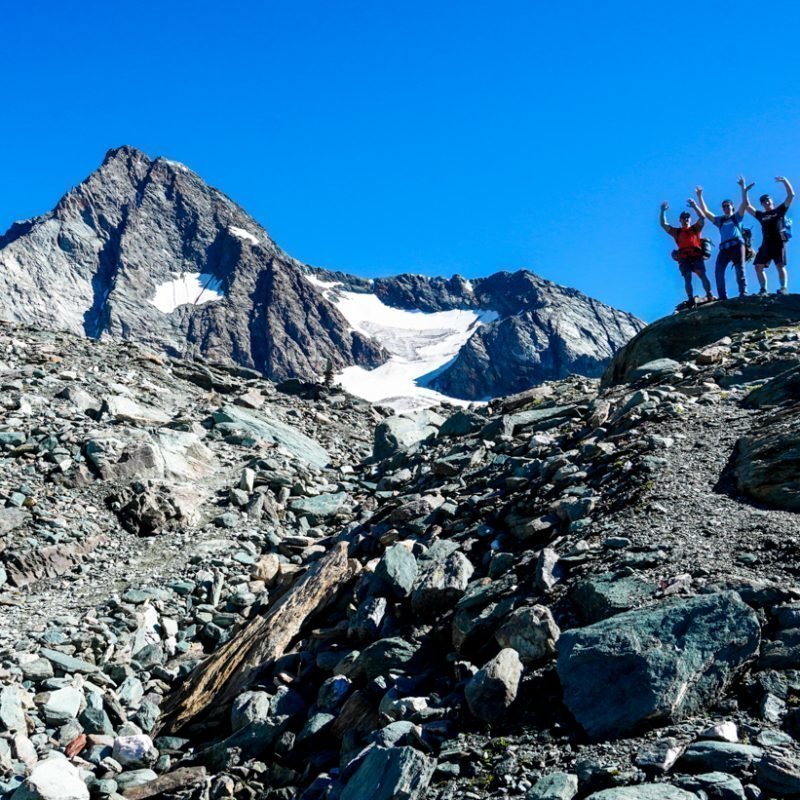 Großglockner 3798m  mit den Jungs