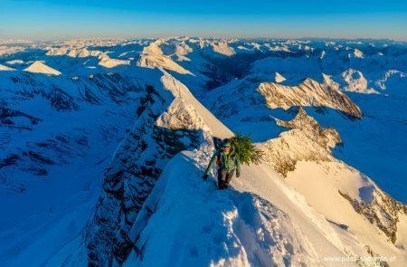 Großglockner Weihnachtsbaum und Friedenslicht © Sodamin 64