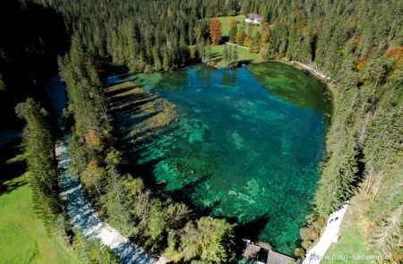 Herbst am Schiederweiher von der Luft 11