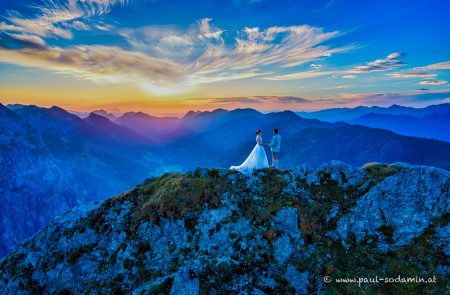 hochzeits fotoshooting bei sonnenaufgang im gesaeuse sodamin paul 7 1