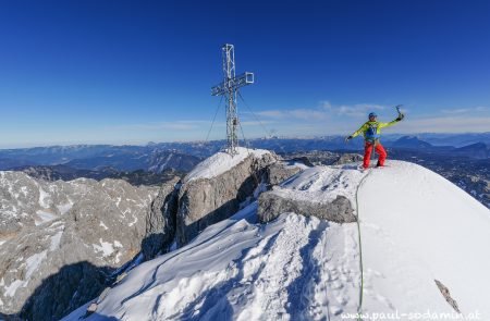 hoher dachstein 2995 m schulteranstieg mit bergfuehrer paul sodamin 57