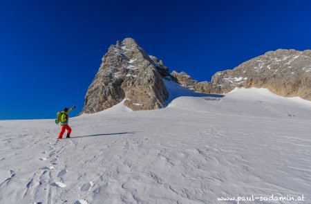 hoher dachstein 2995 m schulteranstieg mit bergfuehrer paul sodamin 8