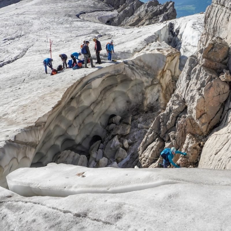 Der Hohe Dachstein, 2995m, Schulteranstieg