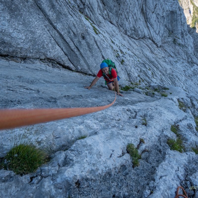 Klettern im Nationalpark Gesäuse -Hochtor Nordwand, Jahn – Zimmer