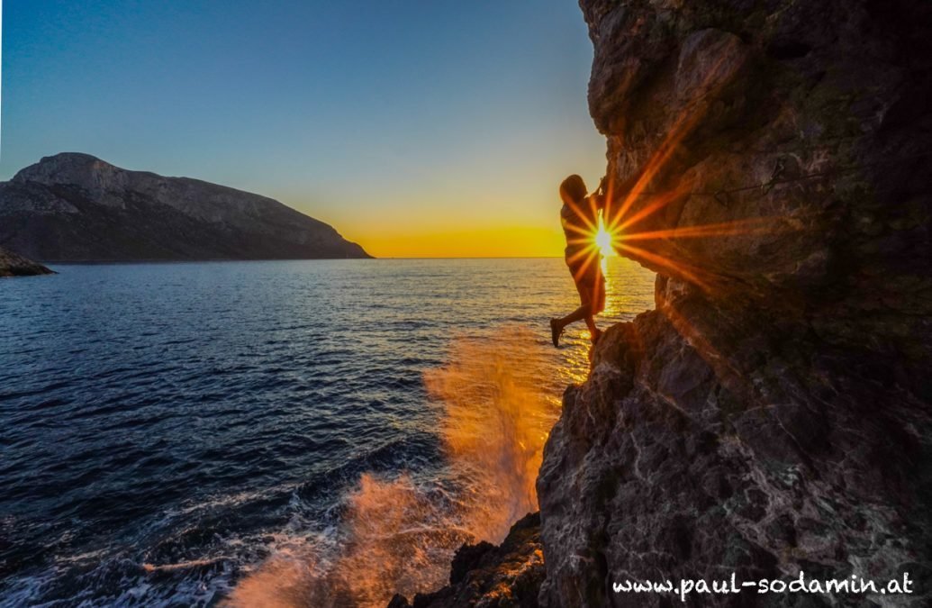 Klettern in Kalymnos mit Bergführer