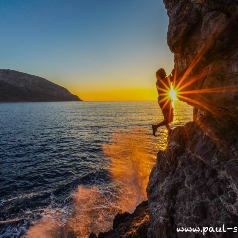 Klettern in Kalymnos mit Bergführer