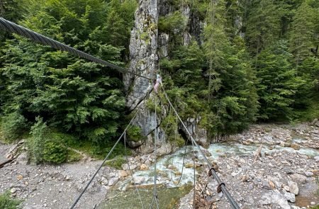 Klettersteig in Johnsbachtal im Nationalpark Gesäuse. 2