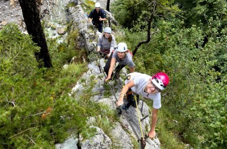 Klettersteig in Johnsbachtal im Nationalpark Gesäuse. 4