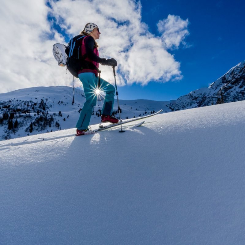 Schitour Kreuzkogel 2109 m , der Panorama-Hit im Bretsteingraben